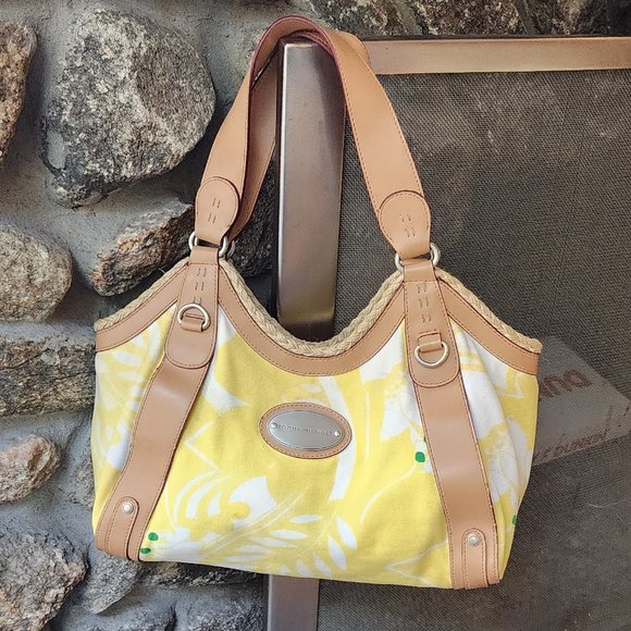 Tommy Hilfiger Yellow Floral Shoulder Bag - Picture 4 of 16